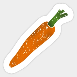 carrot artwork Sticker